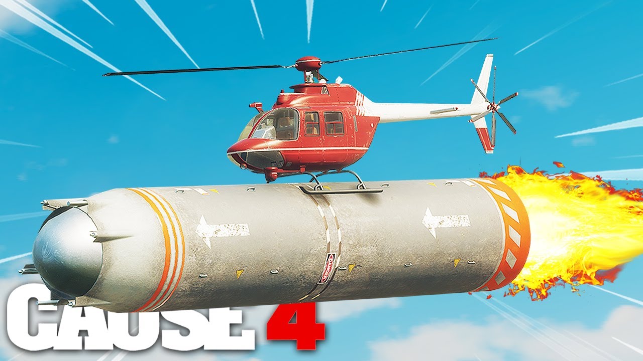 Just Cause 4 - ROCKET POWERED HELICOPTER STUNT!