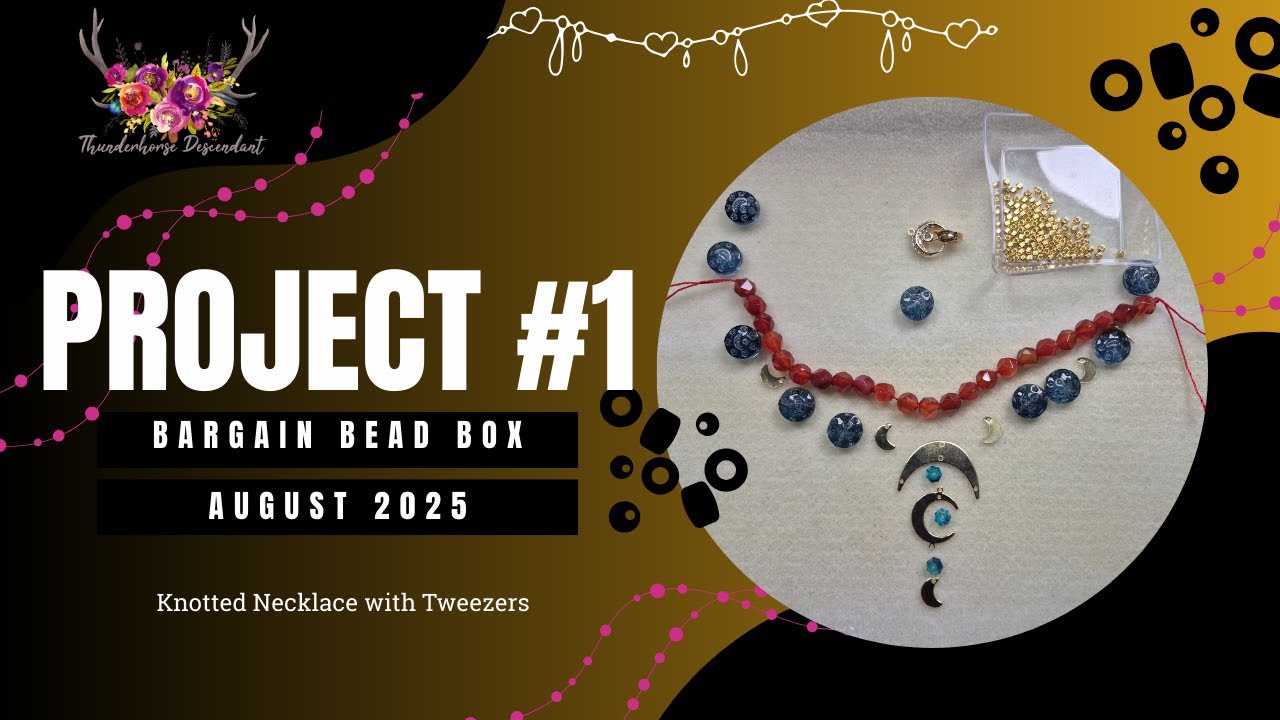 Knotted Necklace Tutorial with Tweezers &ndash; Bargain Bead Box 