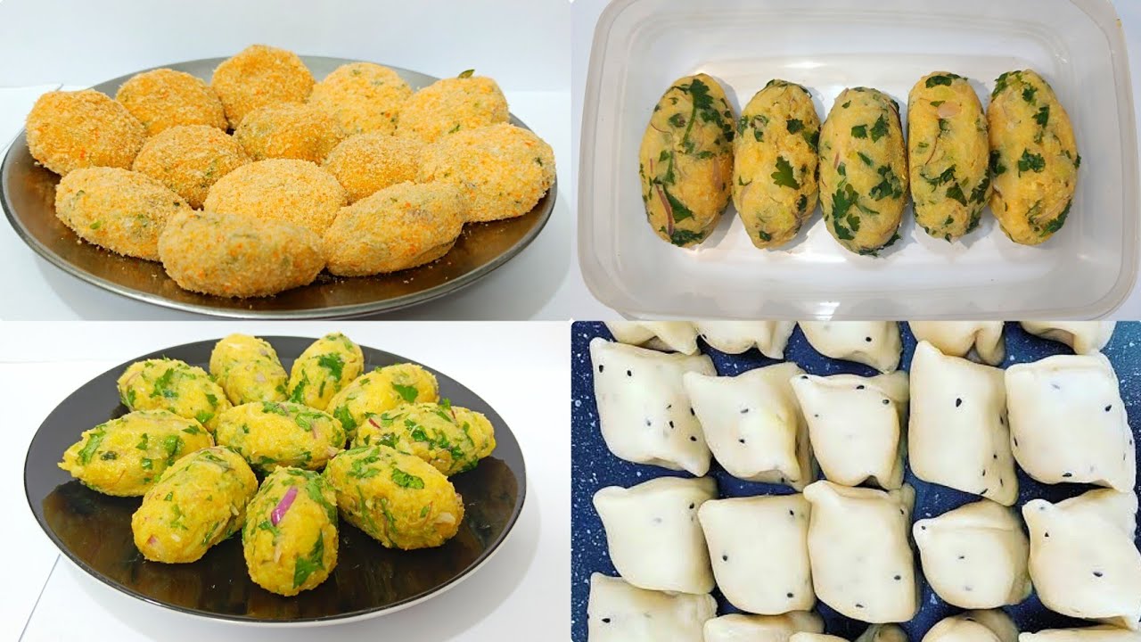 ইফতারের জন্য আলুর তৈরী ফ্রোজেন আইটেম A, B, C, D.