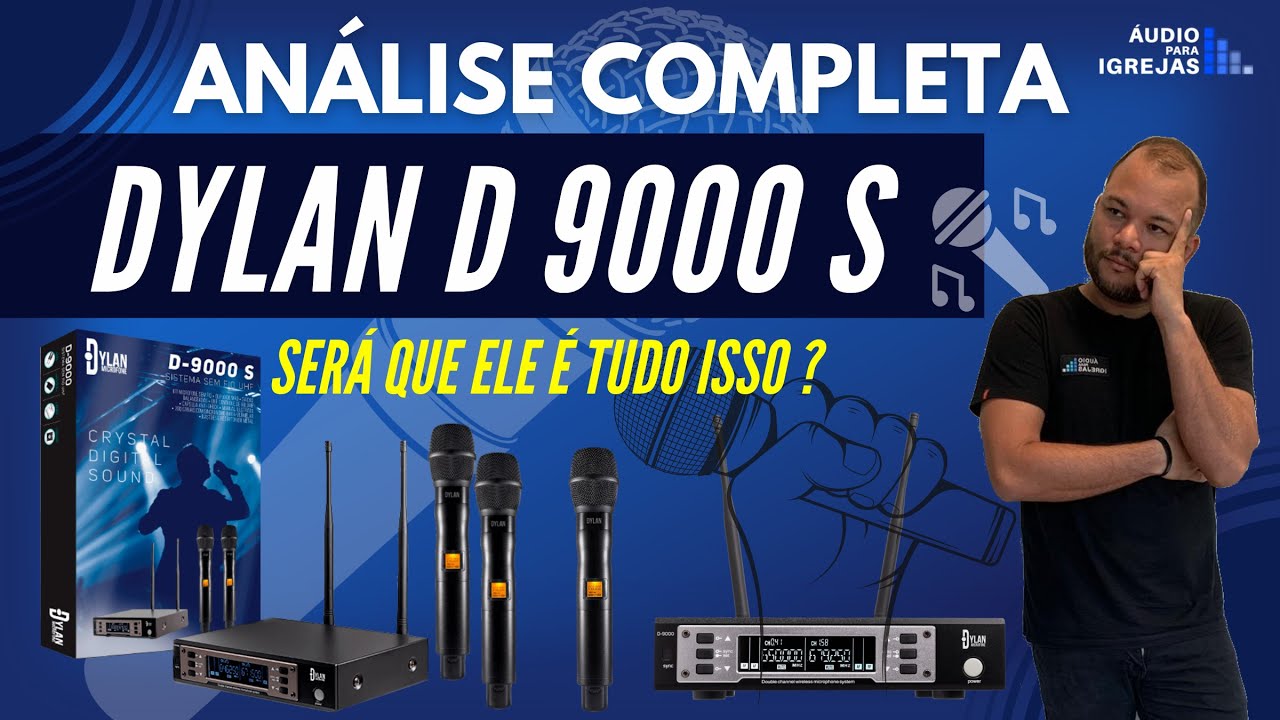 MICROFONE DYLAN D 9000 S POWER: ANÁLISE DETALHADA!