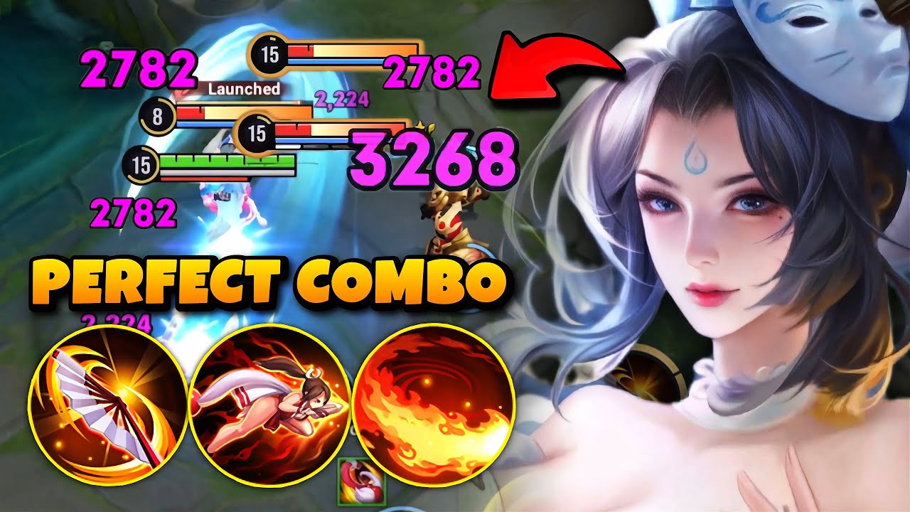 MAI SHIRANUI PERFECT COMBO & ROTATION MID LANE GAMEPLAY! | HONOR OF KINGS
