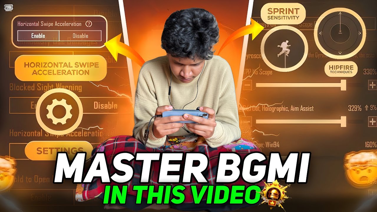 MASTER BGMI In One Day ⚠️ - Make Your BGMI Sensitivity & Control And Basic Settings 