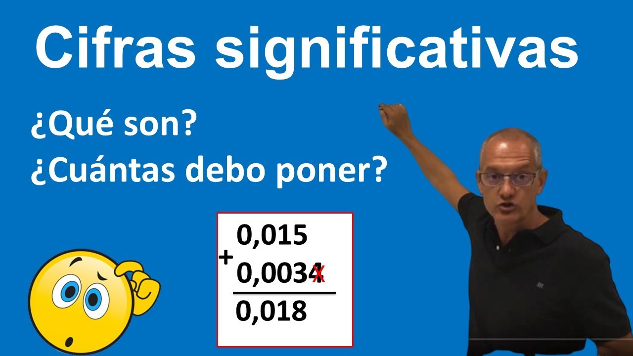 Cifras significativas. ¿Cuántos decimales pongo?