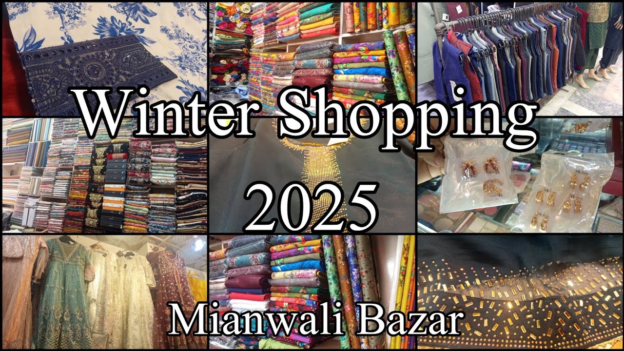 Winter Shopping 2025 | Mianwali Bazar 2025 | Winter Clothes | Mianwali Jewellery Shop| Mianwali City