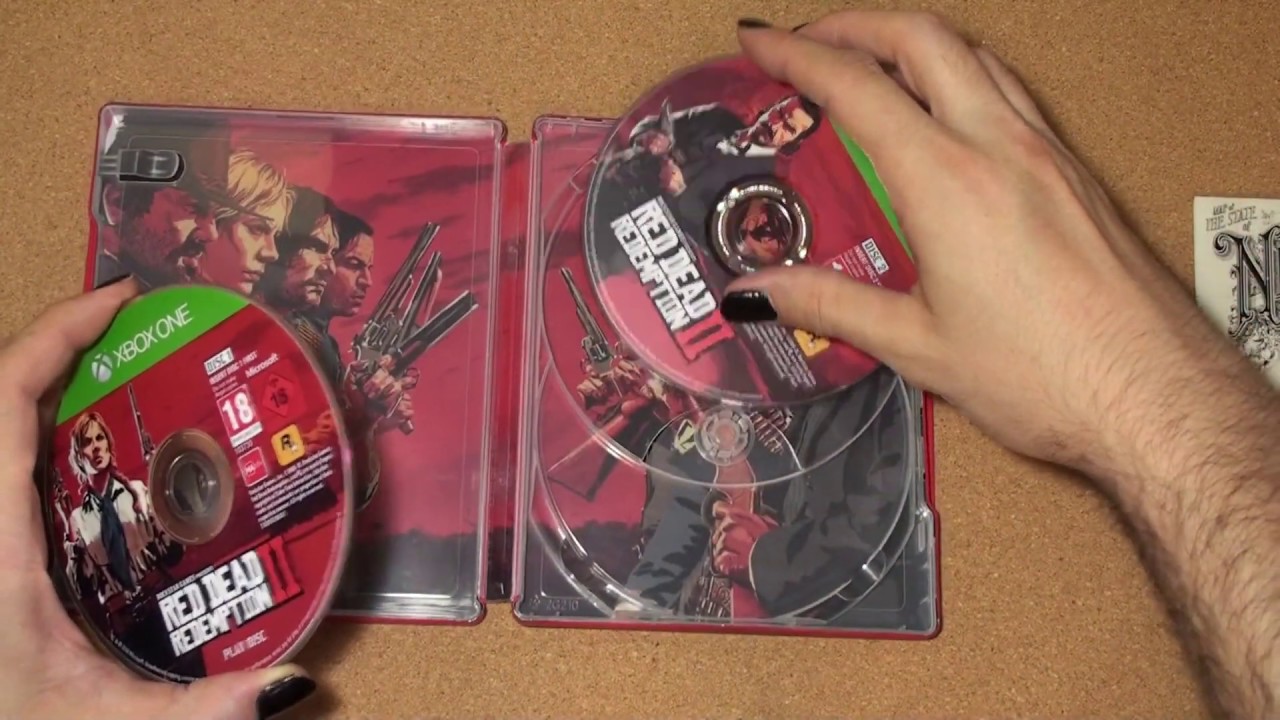 ASMR Red Dead Redemption 2 Ultimate Edion unboxing
