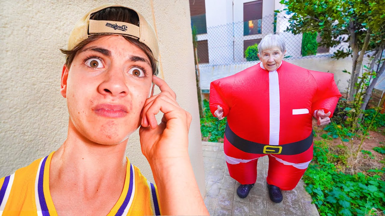COMPRÉ EL DISFRAZ MÁS GRANDE DEL MUNDO Y SE LO PUSE A MI ABUELA !! **desastre**
