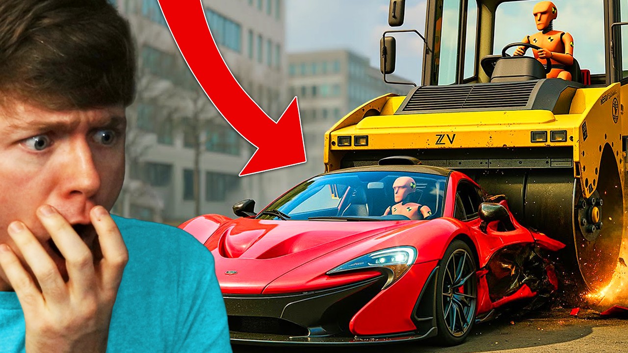 Реакция на СУПЕРДОРОГОСТОЯЩИЕ АВАРИИ в BEAMNG DRIVE!