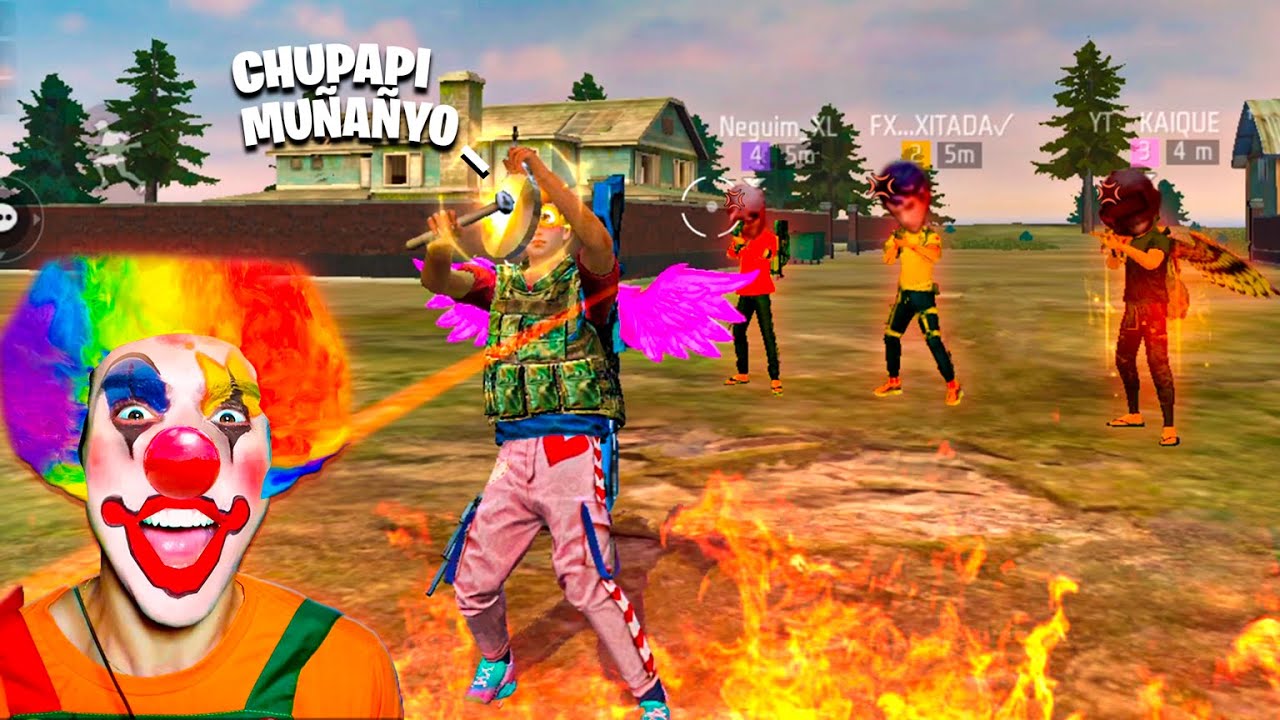 OS ALEATÓRIOS QUERIAM SE VINGAR DO CHUPAPI MUÑAÑYO NO FREE FIRE! 🥵
