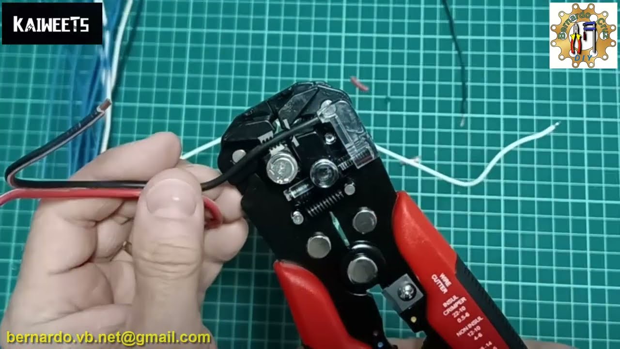 Kaiweets KWS 302 - Pinza pelacables - Cortacables - Crimpadora ¡¡¡IMPRESIONANTE!!!