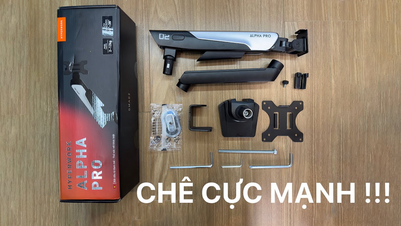 [TechCorner] #86 - Arm màn hình Hyperwork Alpha Pro: CHÊ CỰC MẠNH !!!
