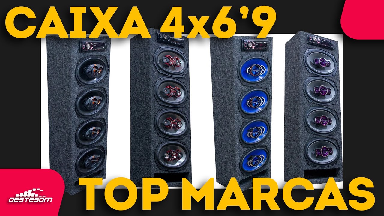 Caixa ativa residencial 4x6'9 JBL Pioneer Bravox Hurricane ( Tiktok hits )