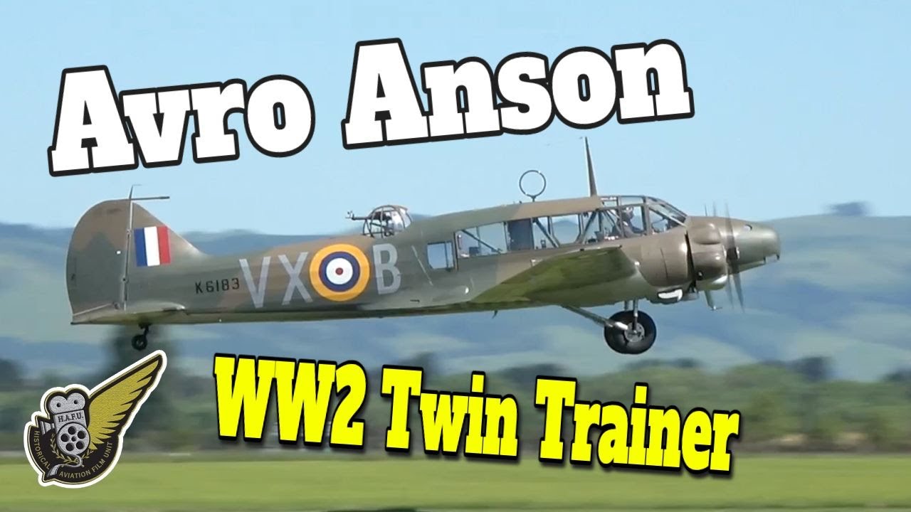 Avro Anson Mk.1 времен Второй мировой войны &mdash; двухмоторный учебно-тренировочный бомбардировщик.