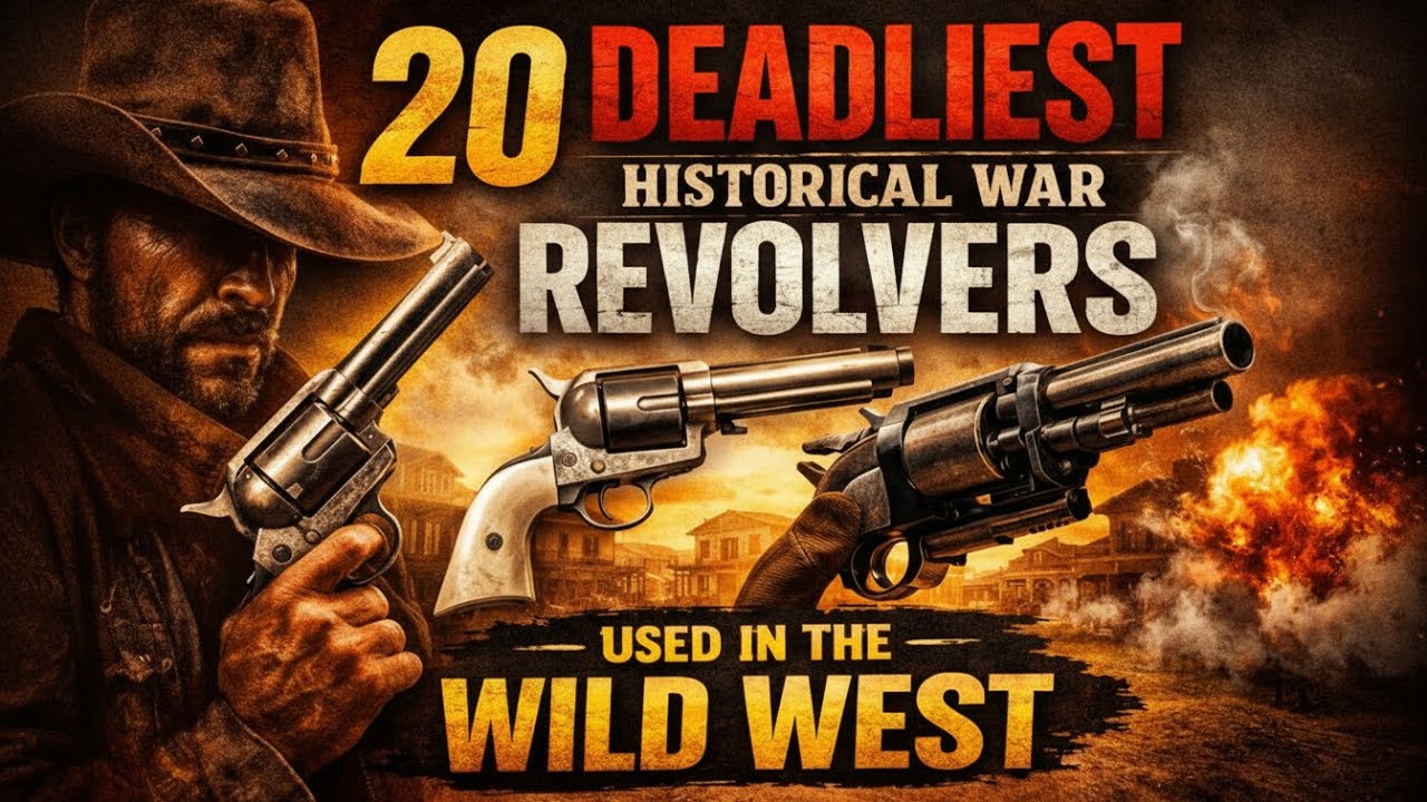 20 DEADLIEST Historical War Revolvers Used In The Wild West
