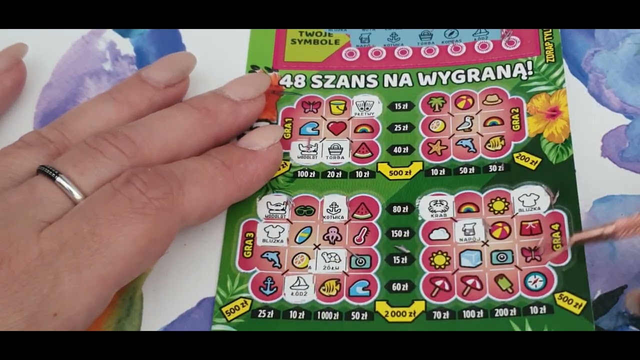 zdrapki # 569 ulubiony zestaw w akcji🍀🍀🍀