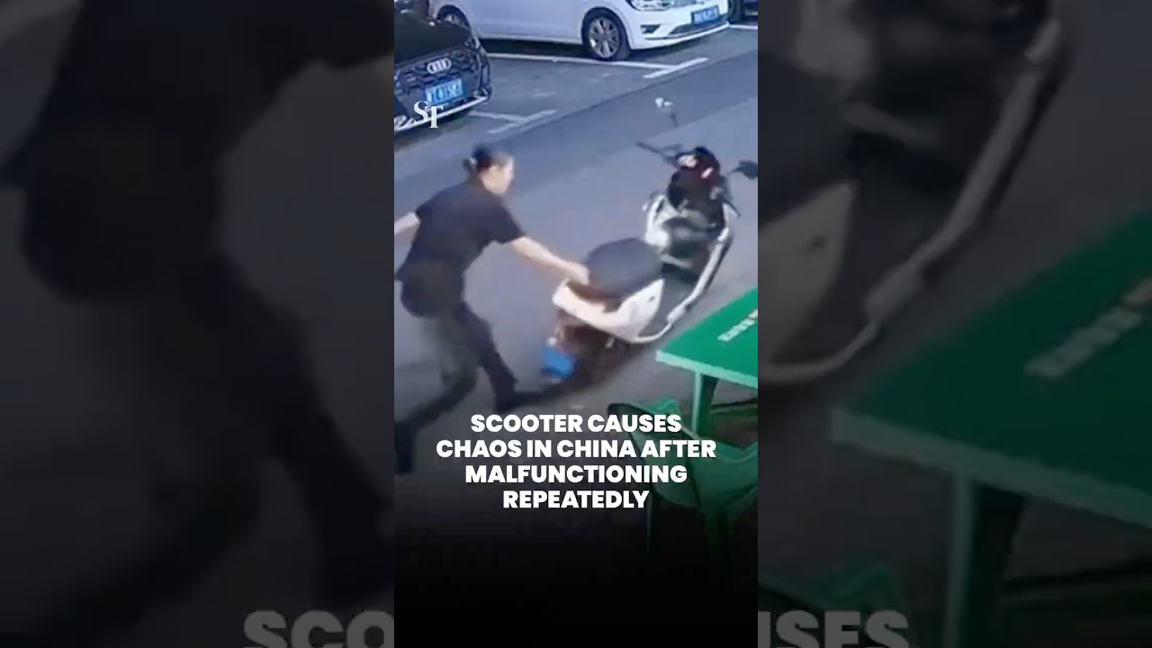 This malfunctioning scooter in China redefines &lsquo;self-driving&rsquo;