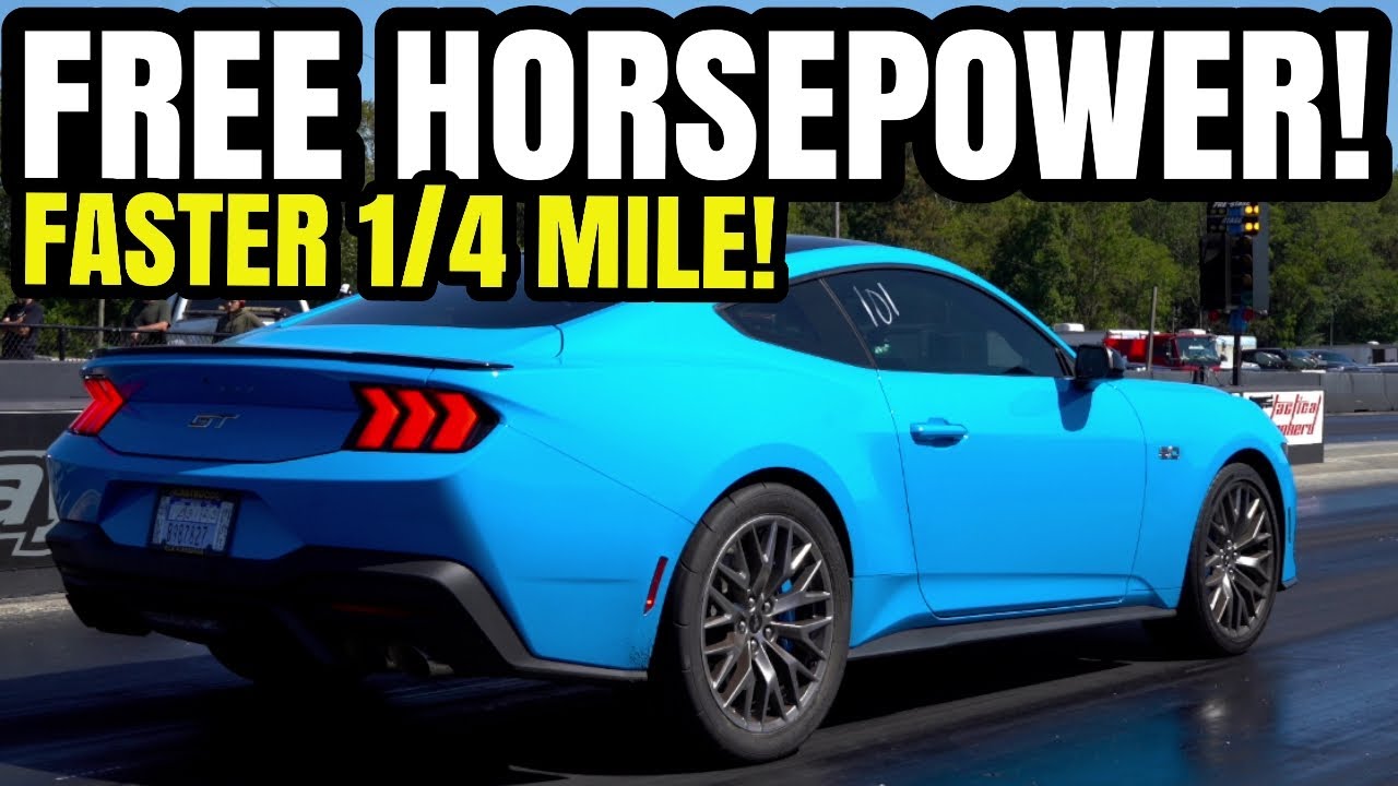 11? ЭТИ БЕСПЛАТНЫЕ МОДИФИКАЦИИ делают Mustang LOCKED 2024 быстрее на 1/4 МИЛИ!