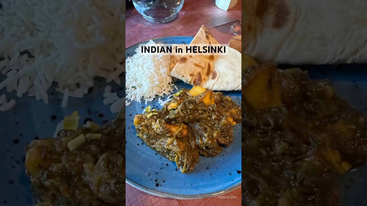 Indian restaurant dinner in Helsinki, Maharaja