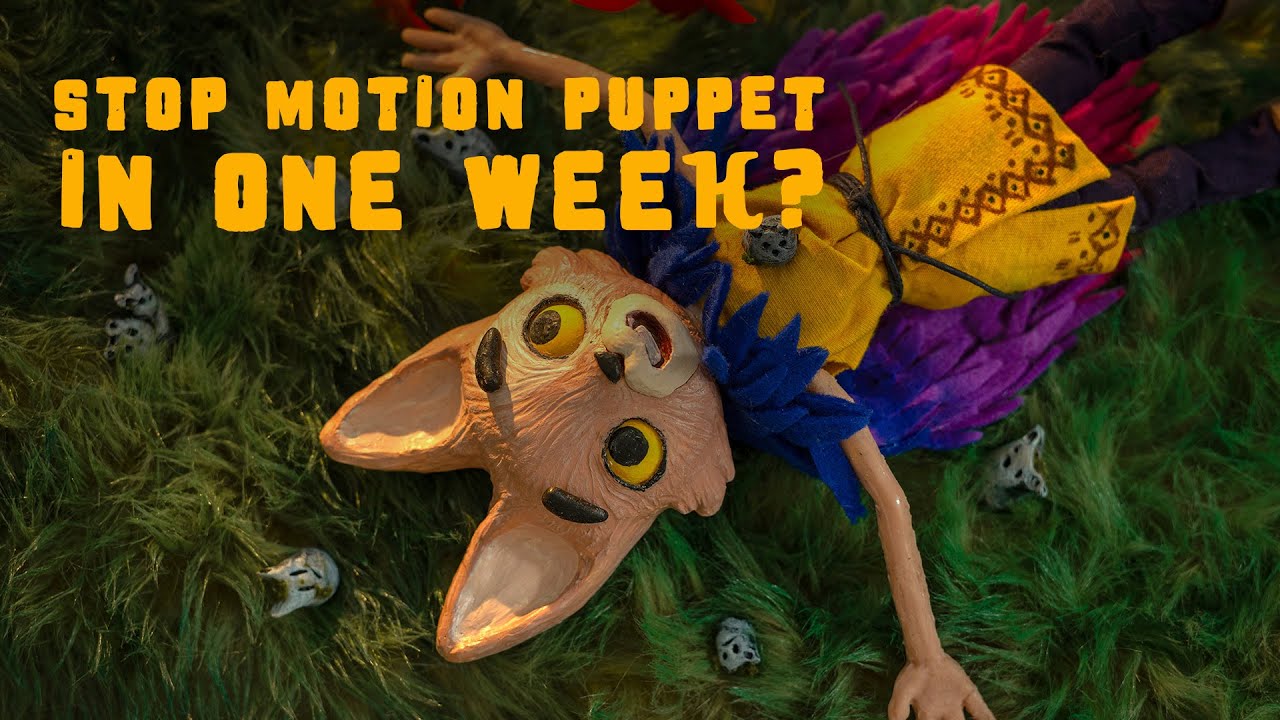 Making a cat stop-motion puppet in my home studio
