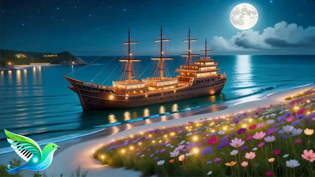 Relaxing Ocean Breeze Piano Music 🌅 for Deep Sleep Therapy and Emotional Lightness
