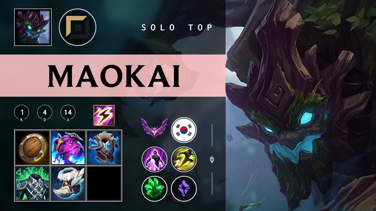 Maokai Top vs Rumble - KR Master Patch 26.04
