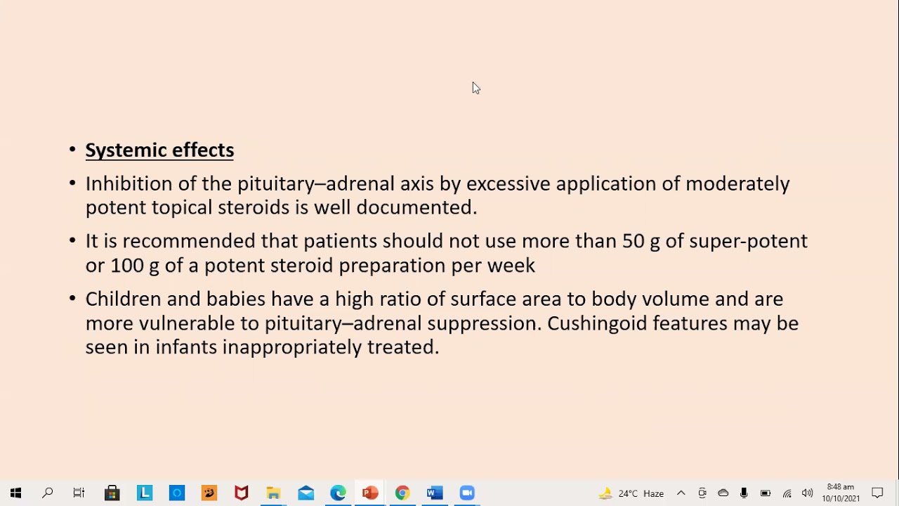Lecture-104: Principles of topical therapy, Part II. Rook's chapter 18.