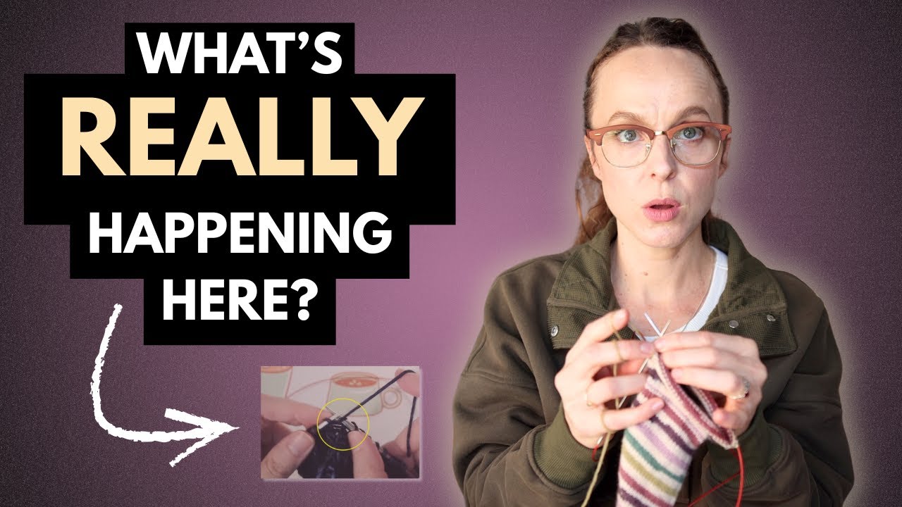 Flick Knitting in Slow Motion | What’s Really Going On Here?