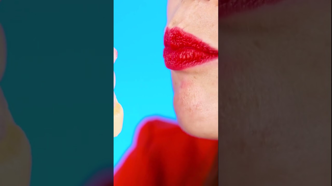 Licking a frozen coffee