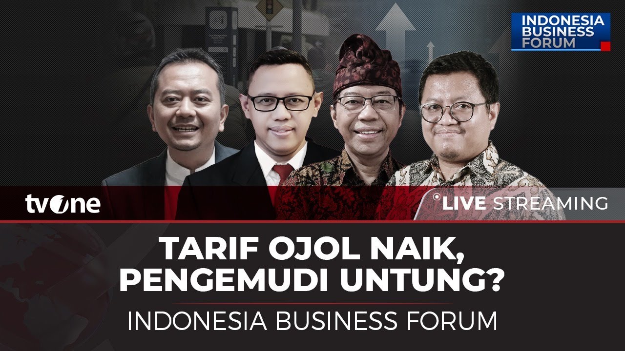 [LIVE] Tarif Ojol Naik, Pengemudi Untung? | Indonesia Business Forum tvOne