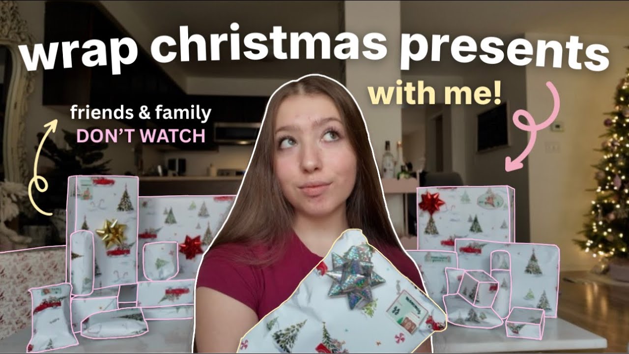 WRAPPING CHRISTMAS PRESENTS 💝 what I'm *giving* for christmas 2025