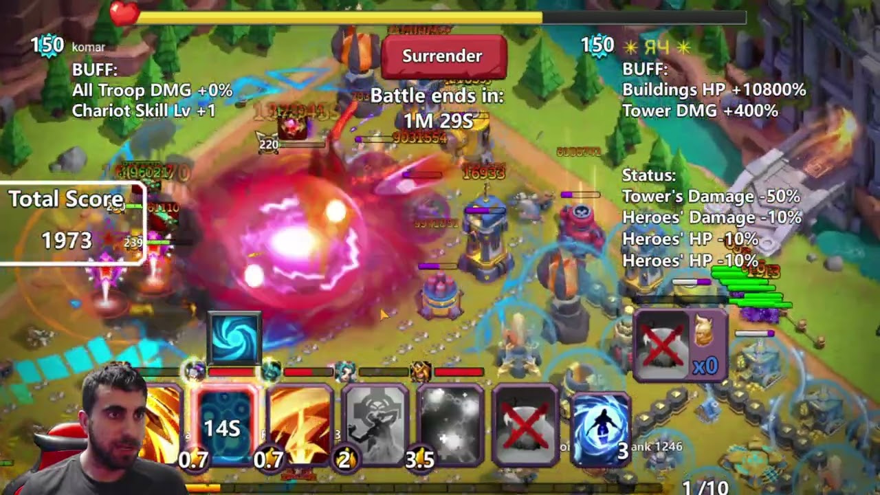 Битва гильдий в Clash Of Lords 2 #46
