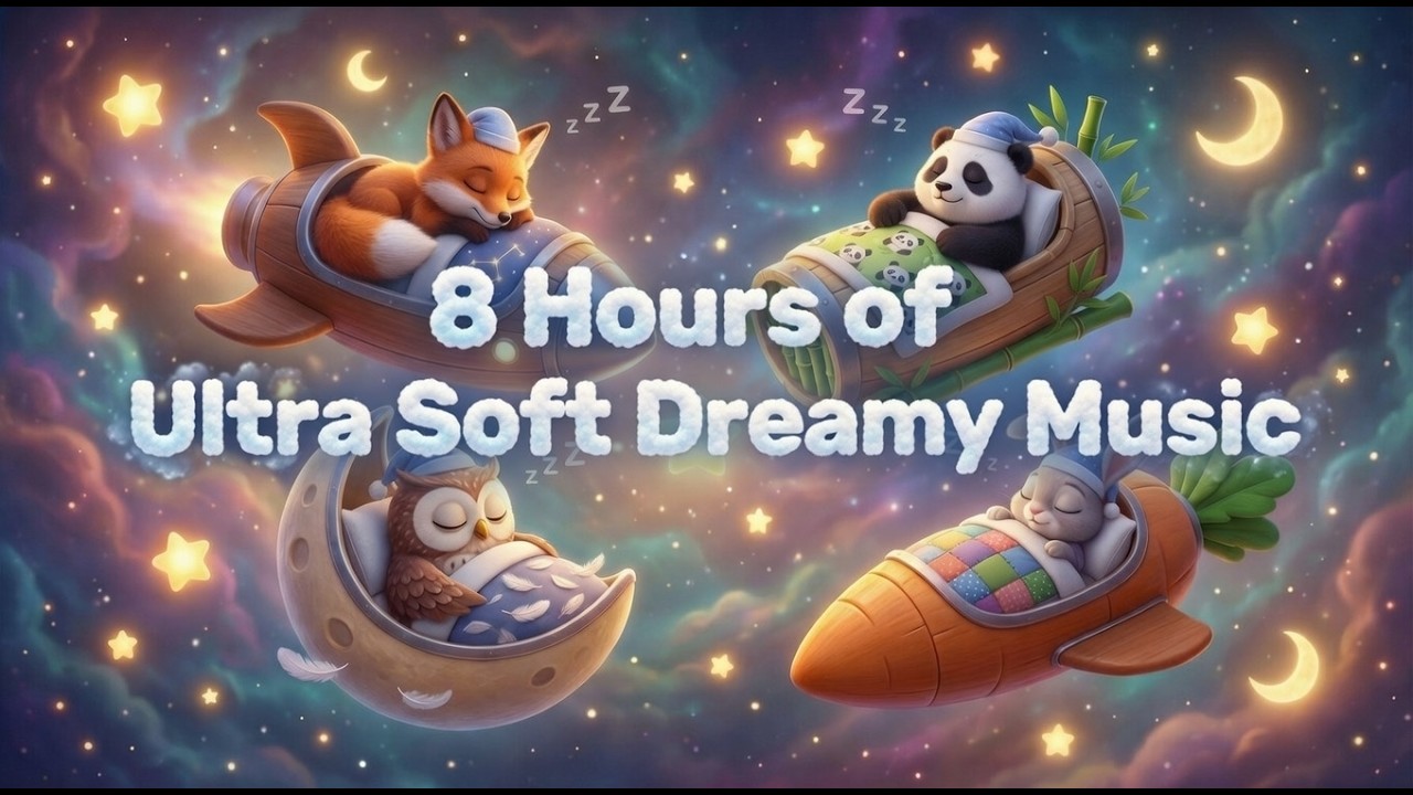 🌙🍼💤 Baby Sleep Bliss | 6 Hours of Ultra Soft Dreamy Music 🌌✨🛌