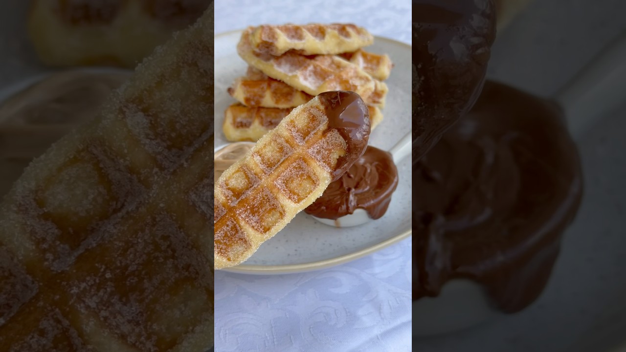LE CHURROFLE 🔥🧇 #recette