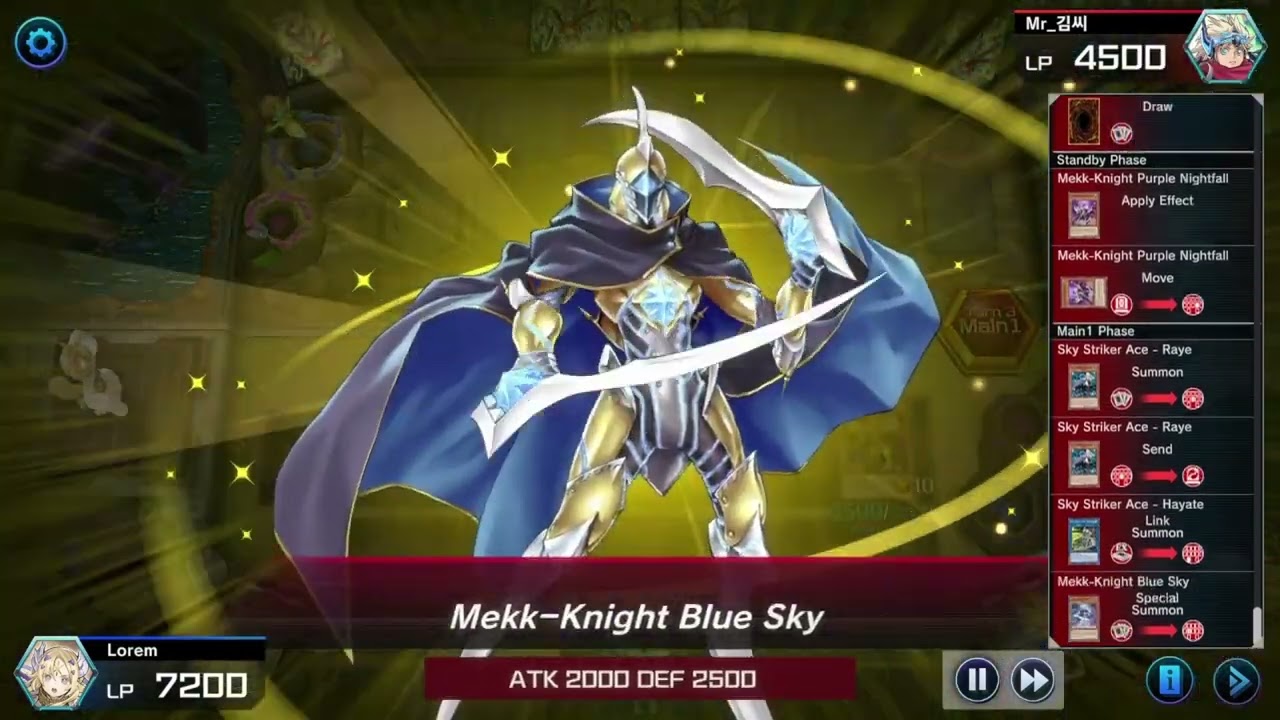 [Master Duel] Sky Striker Eldlich vs Sky Striker Mekk-Knight
