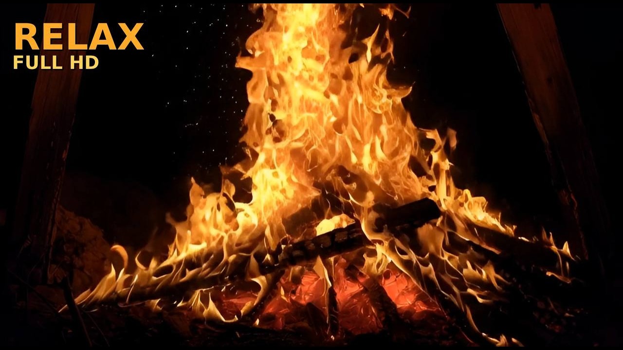 Peaceful Fire Background