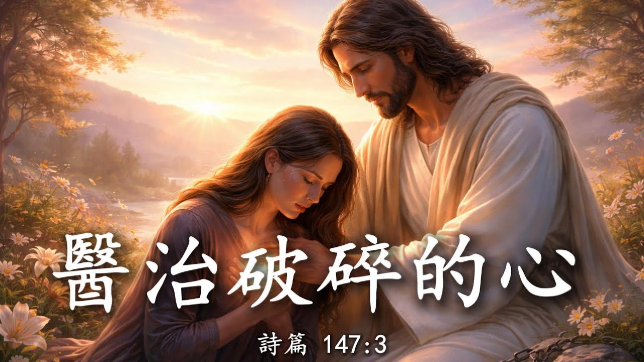 【🎶💗華語原創基督敬拜詩歌】《醫治破碎的心》（詩篇 147:3）