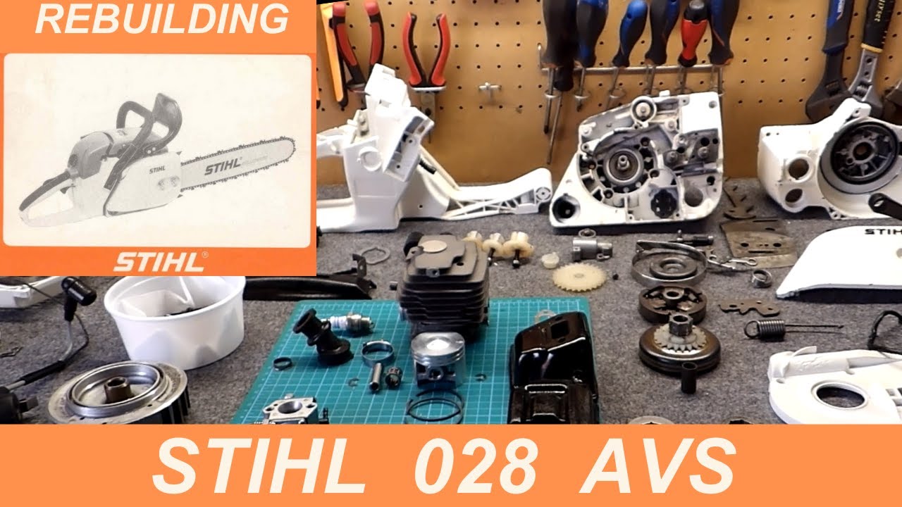 RESTORATION STIHL 028 CHAINSAW. REBUILDING