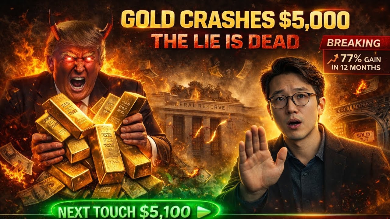 GOLD CRASHES $5,000: The 5,000-Year Truth Wall Street Buried | Dollar's Final Days | Fed Panic Begin