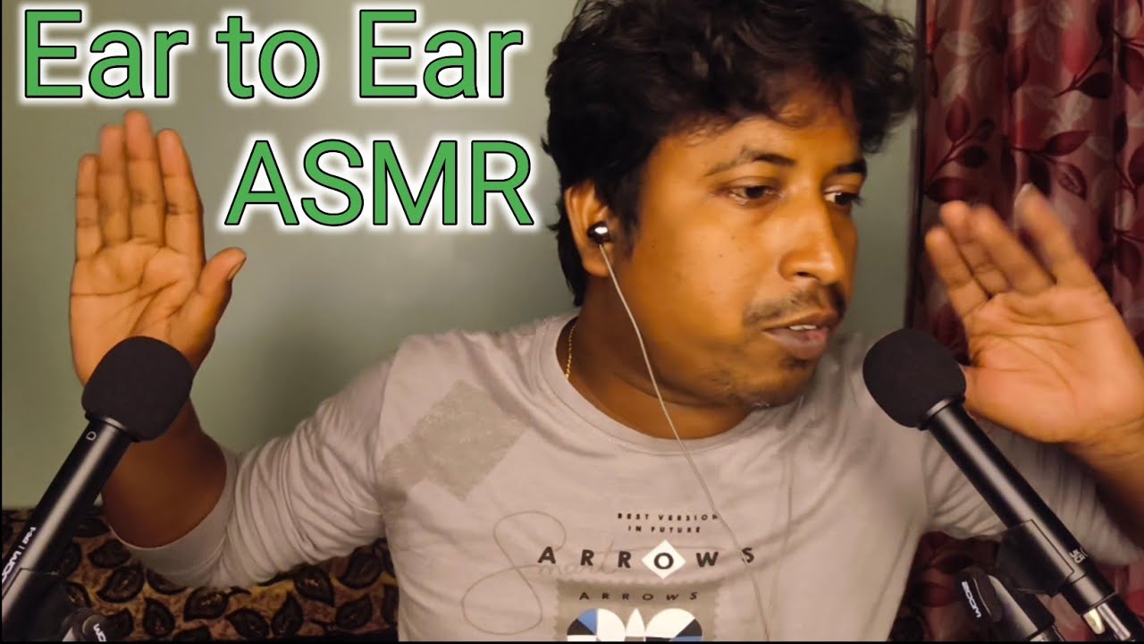 ASMR Ear to Ear fast whispering+Mouth Sounds,(ear attention )