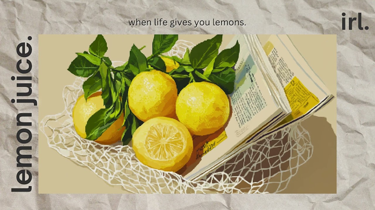 irl. lemon juice ~~ chill and focus lofi ~~