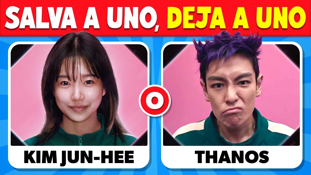 SALVA A UNO, DEJA A UNO 😱❤️ Edición El Juego Del Calamar 2 🦑 ¿A quién elegirás? 🤔