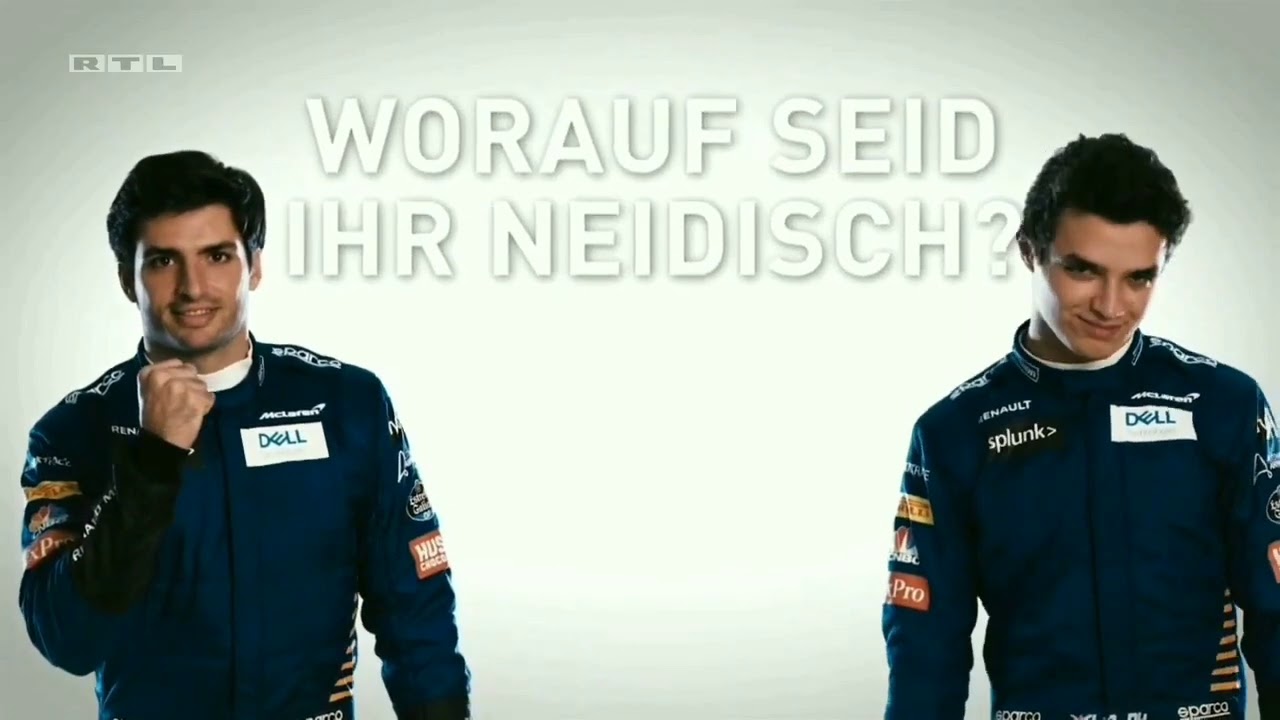 Lando Norris and Carlos Sainz. Interview with RTL
