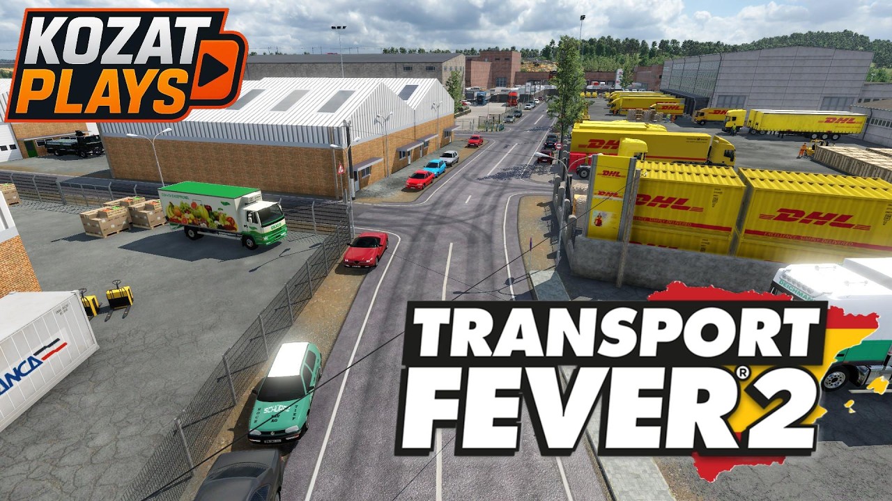 Polígono Industrial REALISTA | Puerto + Estación de Mercancías Adif | Transport Fever 2