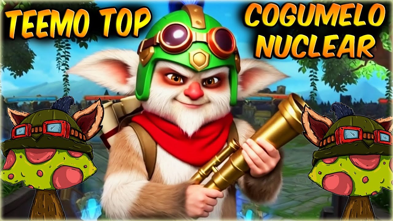 PISOU, VOLTOU BASE! Teemo do Apocalipse com Cogumelo Nuclear hahaha