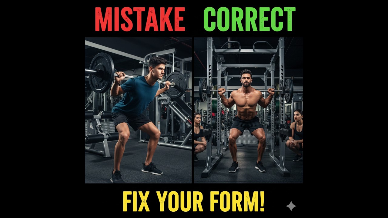 You're Training Legs All Wrong! 😅 Beginner Mistakes vs. Correct Form Guide 💪
