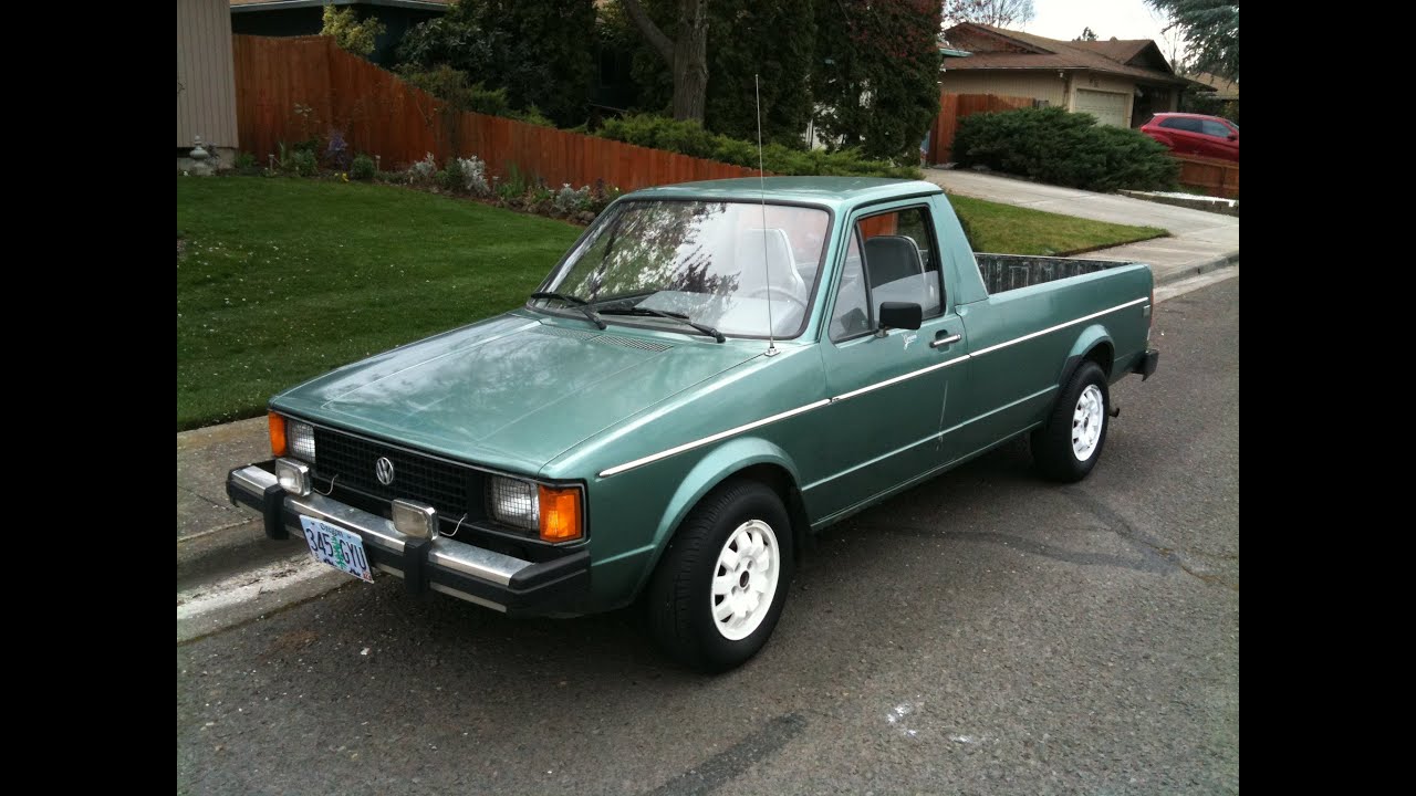1981 diesel VW caddy / rabbit pickup truck walk around.