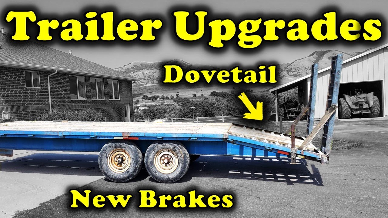 Adding a Dovetail and Brakes to a Trailer