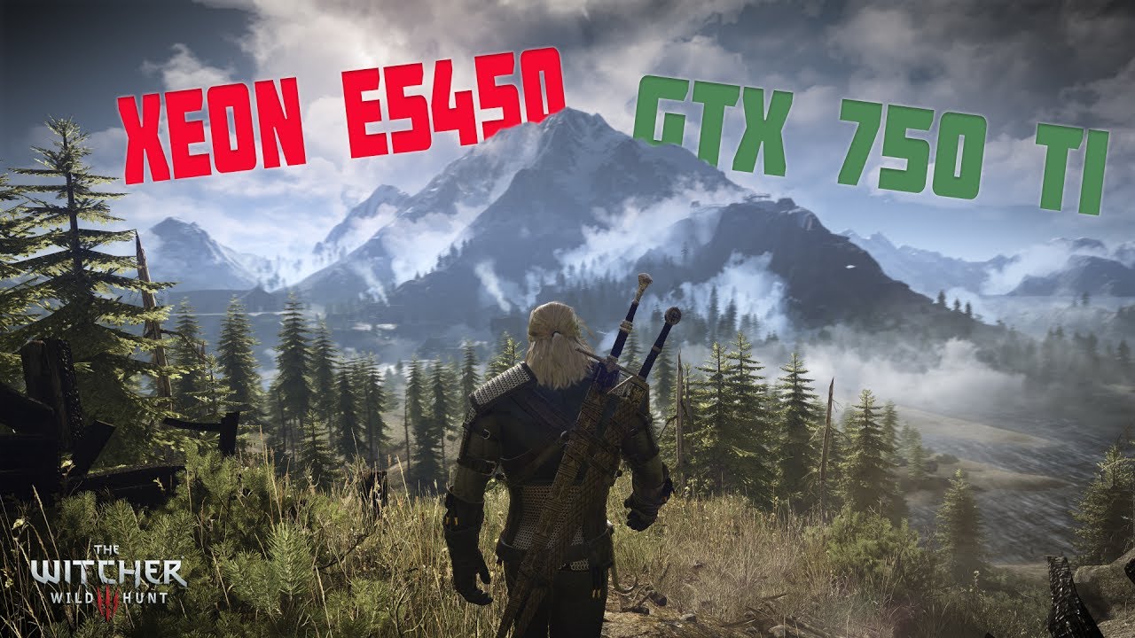 ТЕСТ Xeon e5450 И gtx 750 ti В The Witcher 3🙊🙉🙈