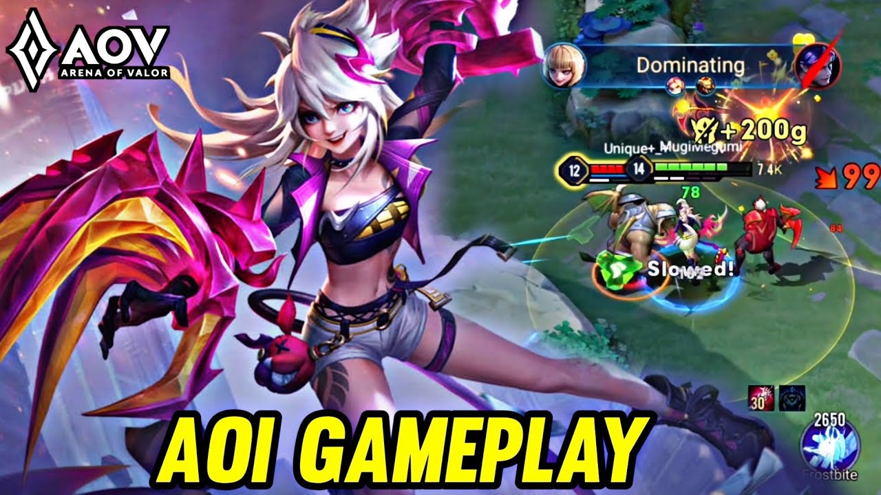 AOV : AOI GAMEPLAY | IN JUNGLE - ARENA OF VALOR LIENQUANMOBILE ROV