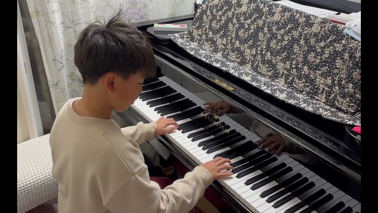 ＜レッスン風景＞生徒さんの演奏　メヌエット　ト長調　BWV.Anh.114 / C.ペッツォルト