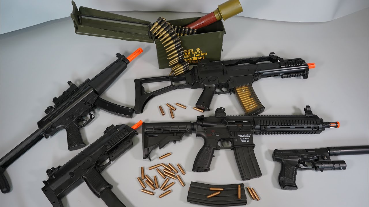 HK416 Shell ejecting Toy Gun - MP5 - MP7 -G36 - P99 - Airsoft Gun - REALISTIC TOY GUNS collection